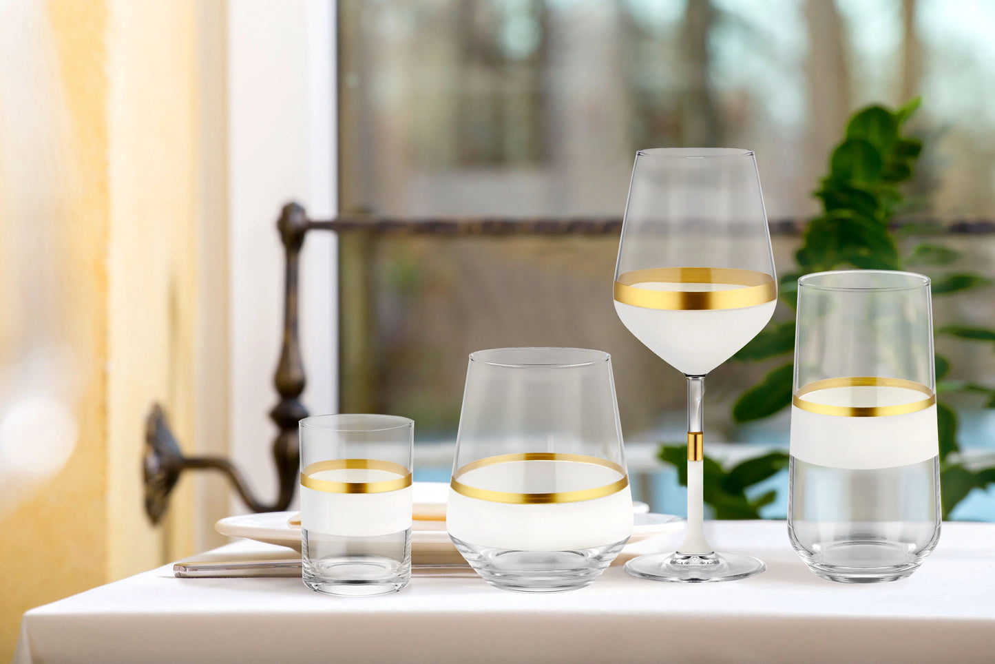 Snow Series Wine Glasses, Set of 6