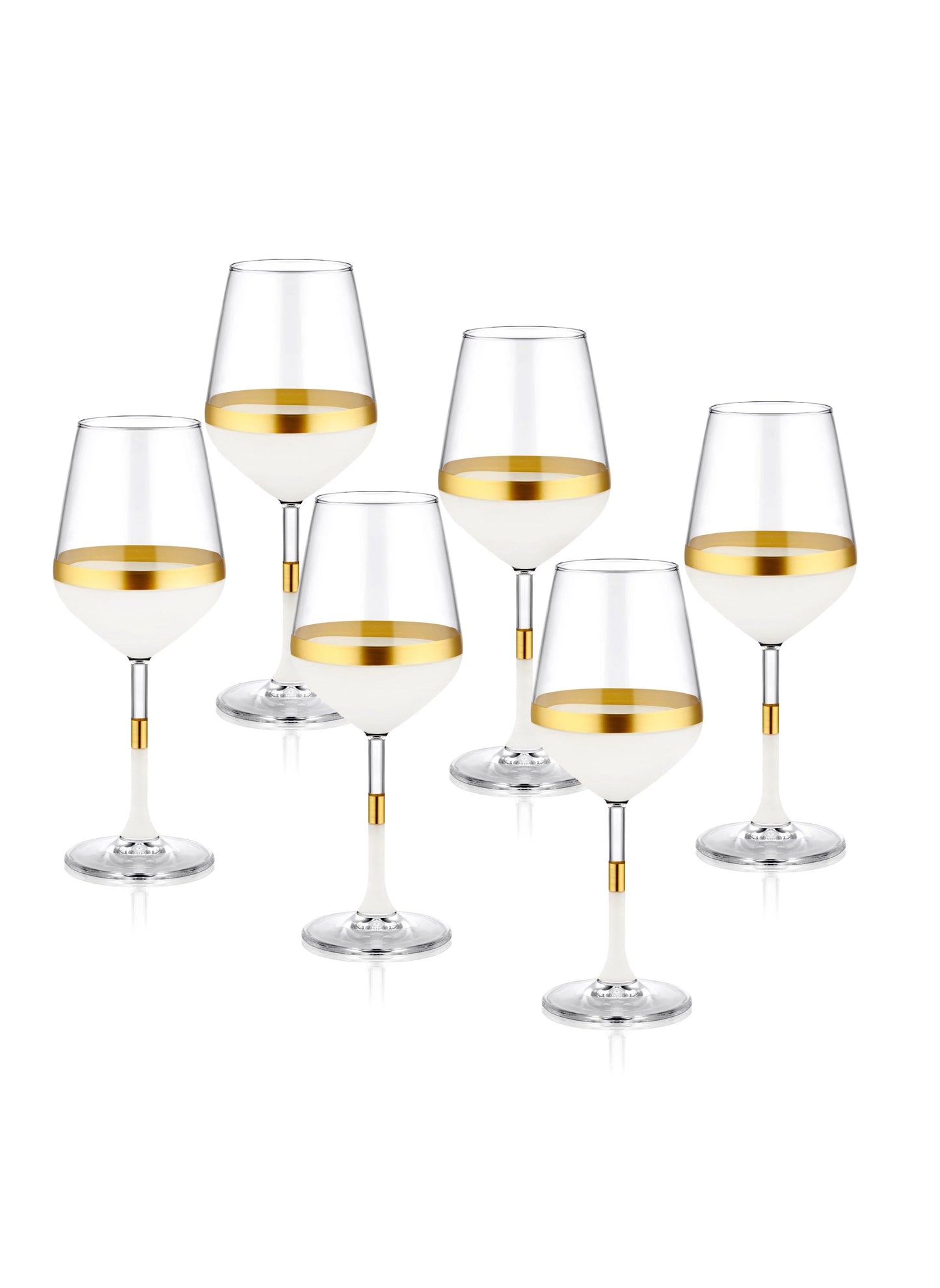 Snow Series Wine Glasses, Set of 6
