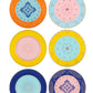 Muse Series Porcelain Dinner Plates, Set of 6