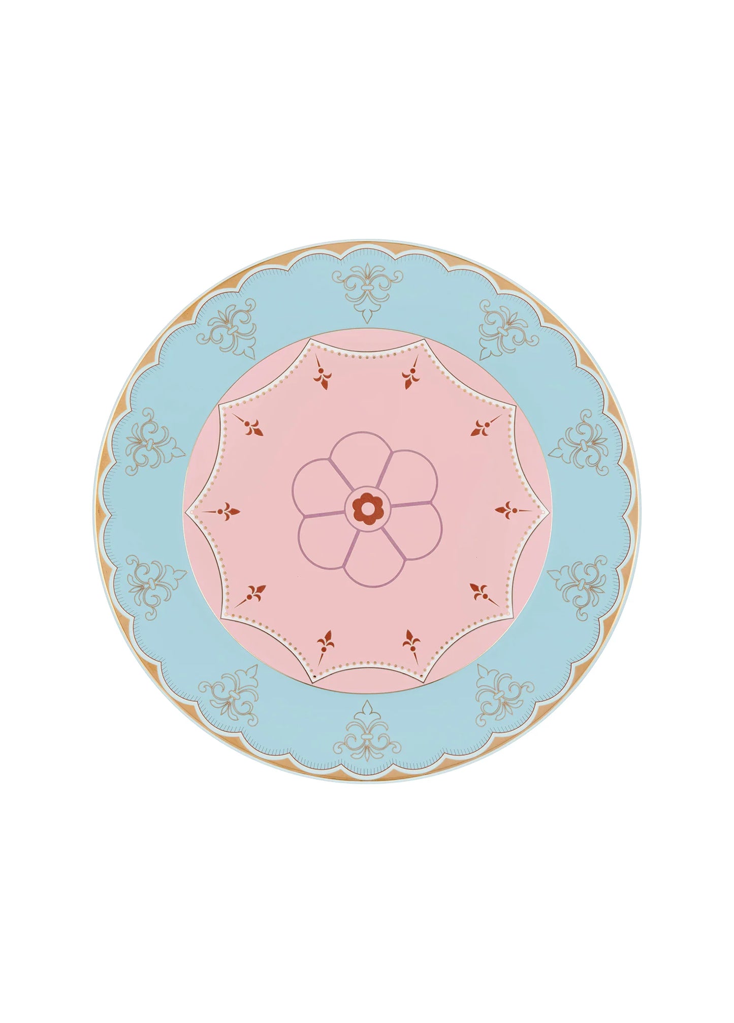 Muse Series Porcelain Dinner Plates, Set of 6