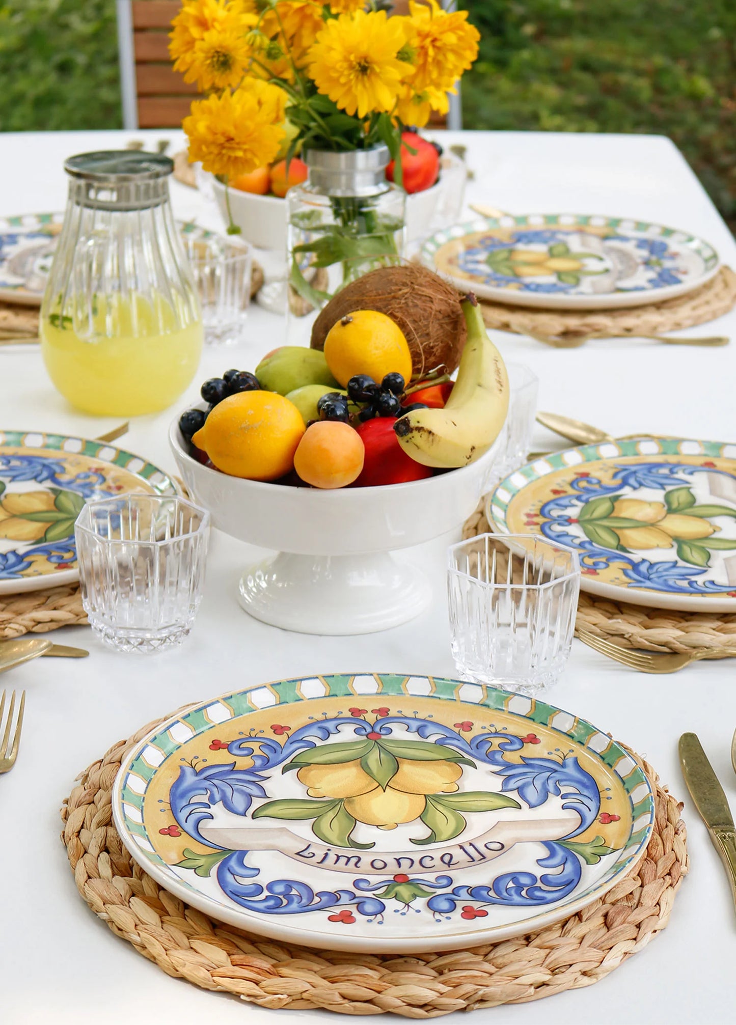 Limoncello Series Round Serving Platter