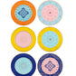 Muse Series Porcelain Side Plates, Set of 6