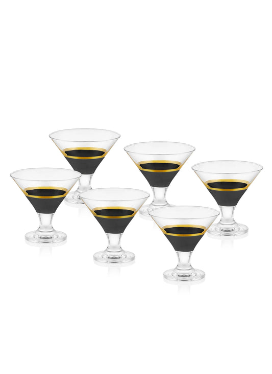 Glow Series Dessert Glasses, Set of 6