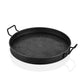 Black Round Serving Tray (52 x 42 cm)