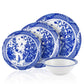 Chinois Series 24-Piece Porcelain Dinner Set